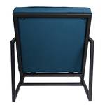 Fauteuil Novella Velours - Velours Ravi: Bleu foncé