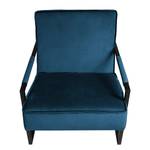 Fauteuil Novella Velours - Velours Ravi: Bleu foncé