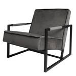 Fauteuil Novella Velours - Velours Ravi: Gris