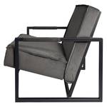 Fauteuil Novella Velours - Velours Ravi: Gris