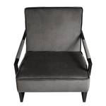 Fauteuil Novella Velours - Velours Ravi: Gris