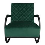 Fauteuil Liez fluweel - Velours Ravi: Antiek groen