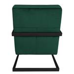 Fauteuil Liez Velours - Velours Ravi: Vert vieilli