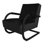 Fauteuil Liez Velours - Velours Ravi: Noir