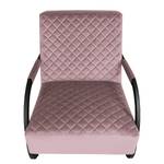 Fauteuil Liez fluweel - Velours Ravi: Mauve