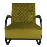 Fauteuil Liez fluweel - Velours Ravi: Avocado