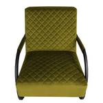 Fauteuil Liez fluweel - Velours Ravi: Avocado