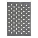 Kinderteppich Confetti Kunstfaser - Grau / Weiß - 100 x 160 cm