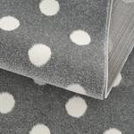 Kindervloerkleed Confetti kunstvezels - Grijs / Wit - 100 x 160 cm