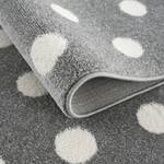 Tapis enfant Confetti Fibres synthétiques - Blanc / Gris - 120 x 180 cm