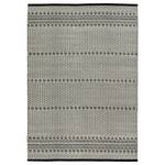 Tapis en laine Claudia II Laine / Nylon / Coton - Noir / Blanc - 90 x 160 cm