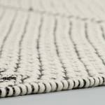 Tapis en laine Claudia II Laine / Nylon / Coton - Noir / Blanc - 90 x 160 cm