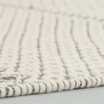 Wollteppich Claudia II Wolle / Nylon / Baumwolle - Hellgrau / Weiß - 200 x 300 cm