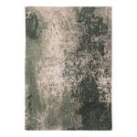 Kurzflorteppich Cracks Baumwolle / Polyester - Grün / Beige - 170 x 240 cm