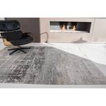 Laagpolig vloerkleed Streaks Coney Grey katoen/polyester - 140 x 200 cm