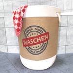 Wasmand Jussy III jute/katoen - beige