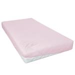 Drap-housse en jersey Lom Étoffe de coton - Rose - 190 x 200 cm