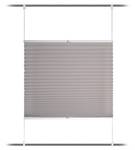 Store plissé Terrats Polyester - Gris - 50 x 130 cm