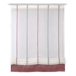 Rolgordijn Piruli polyester - Wit/rood - 60 x 130 cm