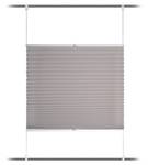 Store plissé Terrats Polyester - Gris - 80 x 130 cm