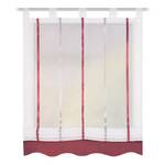 Store bateau Kathy Polyester - Blanc / Bordeaux - 100 x 140 cm