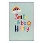 Tapis enfant Happy me! Polyester - Bleu clair - 120 x 170 cm