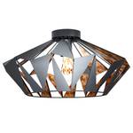 Plafondlamp Carlton staal - 1 lichtbron