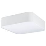 Plafondlamp Pasteri Square textielmix/staal - 5 lichtbronnen - Wit