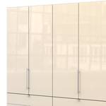 Vouwdeurkast Loft II Truffeleikenhouten look/Magnoliakleurig glas	 - 200 x 236 cm