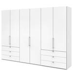 Armoire à portes pliantes Loft IV Blanc - 300 x 216 cm - Tiroir sur le bord