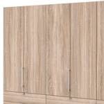 Vouwdeurkast Loft II Grof gezaagd eikenhouten look - 300 x 216 cm