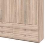 Vouwdeurkast Loft II Grof gezaagd eikenhouten look - 300 x 216 cm