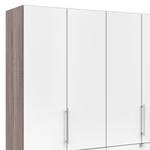 Armoire à portes pliantes Loft II Imitation chêne truffier / Blanc alpin - 250 x 216 cm