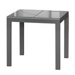 Tavolo da giardino Semi II Alluminio / Vetro temprato - Grigio