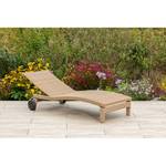 Tuinligstoel Andalusia vlechtwerk/polyester - Beige