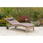 Tuinligstoel Andalusia vlechtwerk/polyester - Beige