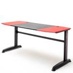Gaming-tafel mcRacing 8 carbon look/zwart & rood - Breedte: 160 cm