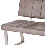 Banc Scalea Microfibre / Acier - Limon vintage