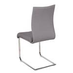 Chaises cantilever Lunery I (lot de 2) Tissu / Acier - Gris