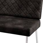 Banquette Comps Microfibre / Acier - Noir vintage