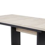 Table Riscle I (extensible) - Imitation chêne gris / Blanc