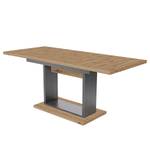 Table Riscle II (extensible) - Imitation chêne artisan / Graphite