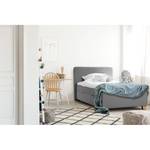 Letto boxspring Cottage Grove Grigio scuro - 120 x 200cm