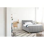 Lit boxspring Noble County Gris lumineux - 100 x 200cm