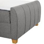 Lit boxspring Noble County Gris lumineux - 100 x 200cm