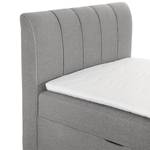 Lit boxspring Noble County Gris lumineux - 120 x 200cm