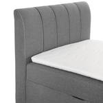 Letto boxspring Noble County Grigio scuro - 180 x 200cm