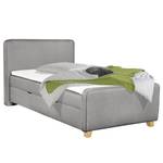 Lit boxspring Susville Gris lumineux - 100 x 200cm