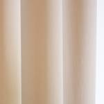 Kant-en-klaargordijn Sambin polyester - Beige - 140 x 145 cm