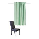 Rideau Talmas Polyester - Menthe - 135 x 145 cm